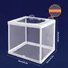 Breeder Box for Fish Tank Fish Incubator Mesh Box Juvenile Fish Separation Net with Suction Cups Fish Tank Incubator Mesh Box 6