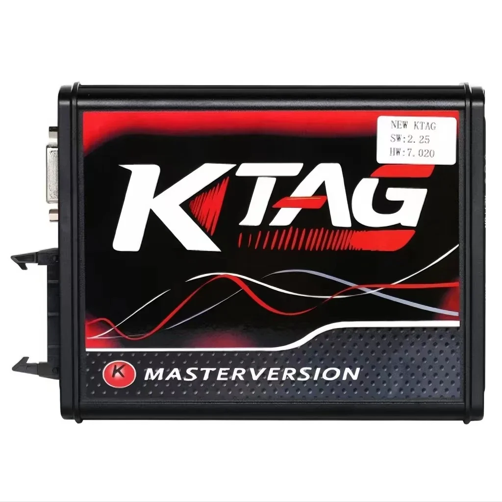EU 레드 KTAG V7.020 4 LED 2.25 OBD2 OBD2 자동차 ECU 칩 튜닝 키트 k-tag 프로그래머 도구 온라인 무제한