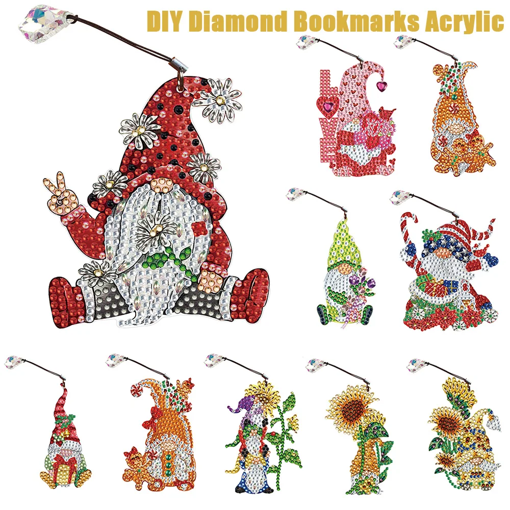 DIY Diamond Art Bookmarks Acrylic 5D Handmade Art Craft for Beginner Adults  Kids