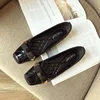 Plus Size 35-41 Women Flats Shoes 2023 Spring Woman Slip on Loafers Square Toe Butterfly-knot Ballet Flats Lady Shoes 2