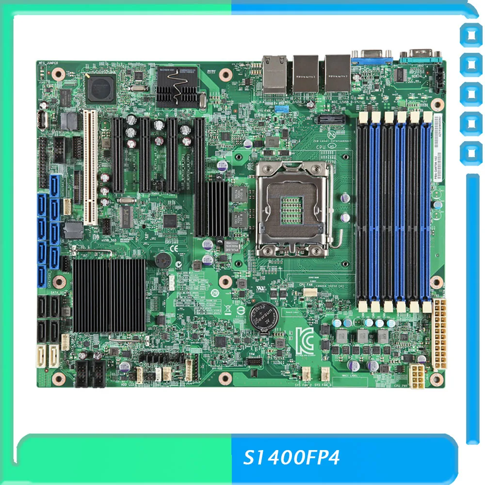 Server Motherboard For Intel S1400FP4 Fully Tested Good Quality 2 Server Motherboard For Intel S1400FP4 Fully Tested Good Quality