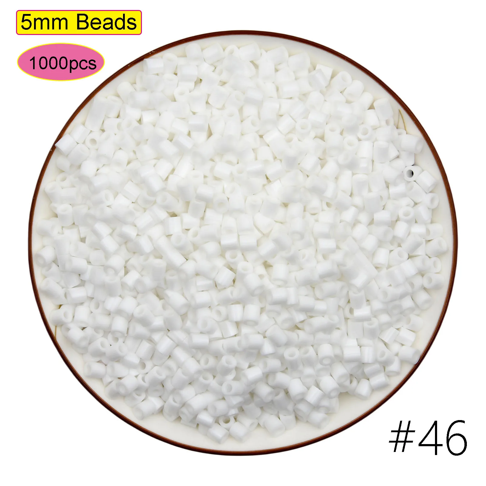 1000 Stück 5MM Hama Perlen Pixel-Puzzle Gemischte Farben Hama Perlen DIY Geschenk Handgemachtes Kinderspielzeug Geschenk Zusätzlicher OPP-Beutel – Detail 6