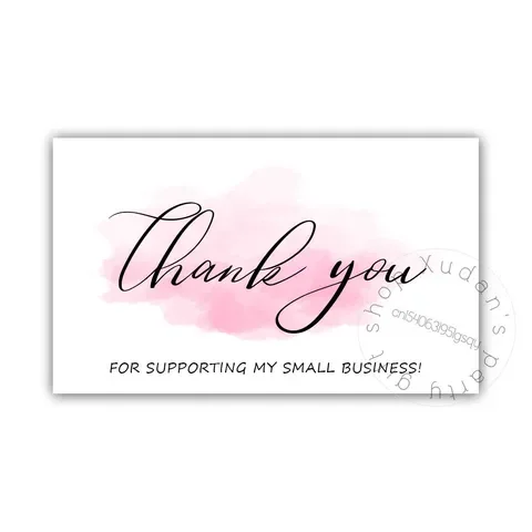 

Pack 30 white Thank You Card Labels With Beyond Grateful Card For Supporting My Small Business Decoration Gift Greeting Card