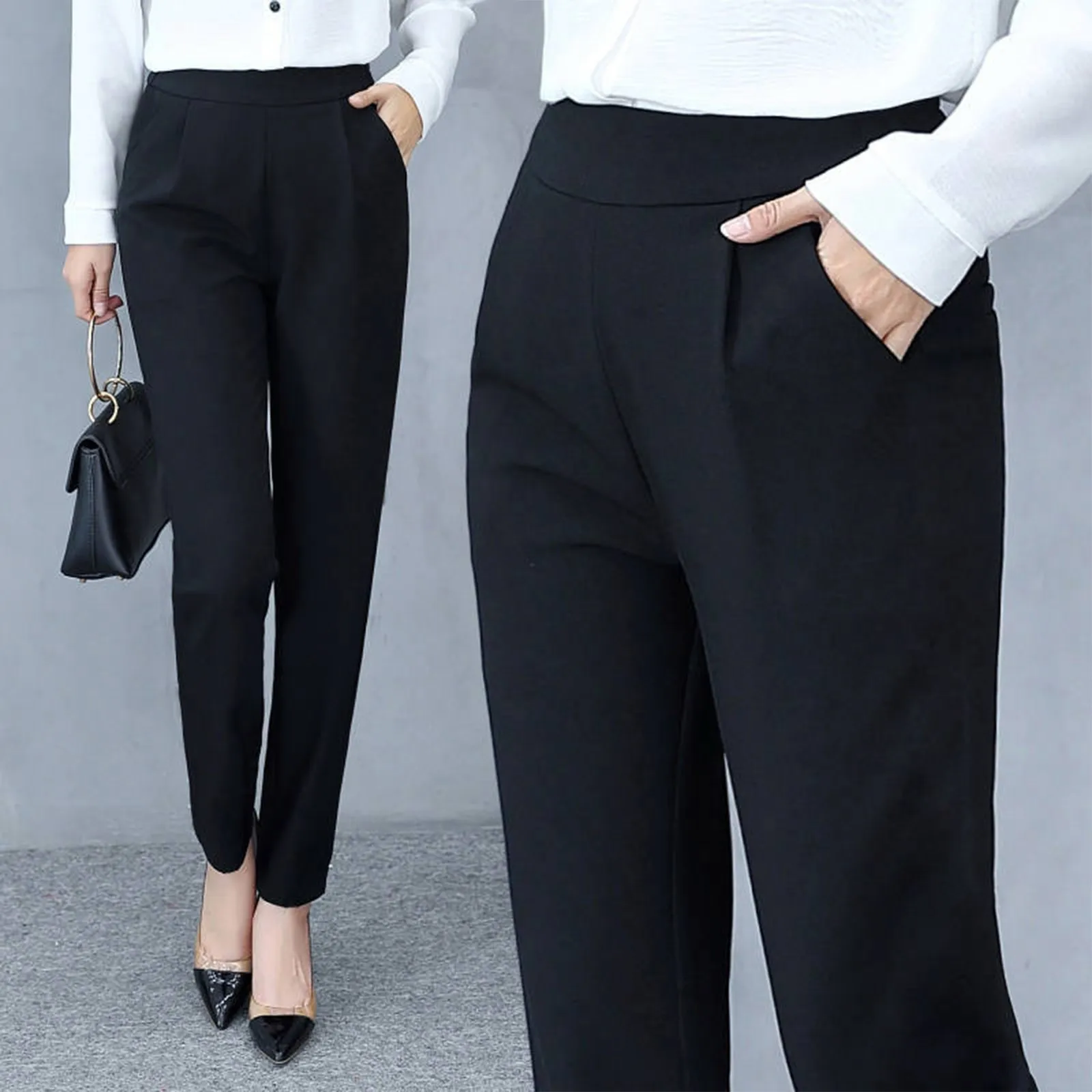 Casual Sports Pants Women Wide Leg Sweatpants Business Casual Exercise Athletic Pants