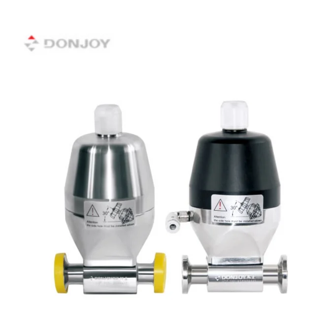 Donjoy Mini Tipo Pneumatico Valvola A Membrana In Acciaio Inox Valvola A Membrana Sanitaria Valvola Di Controllo Diaframma
