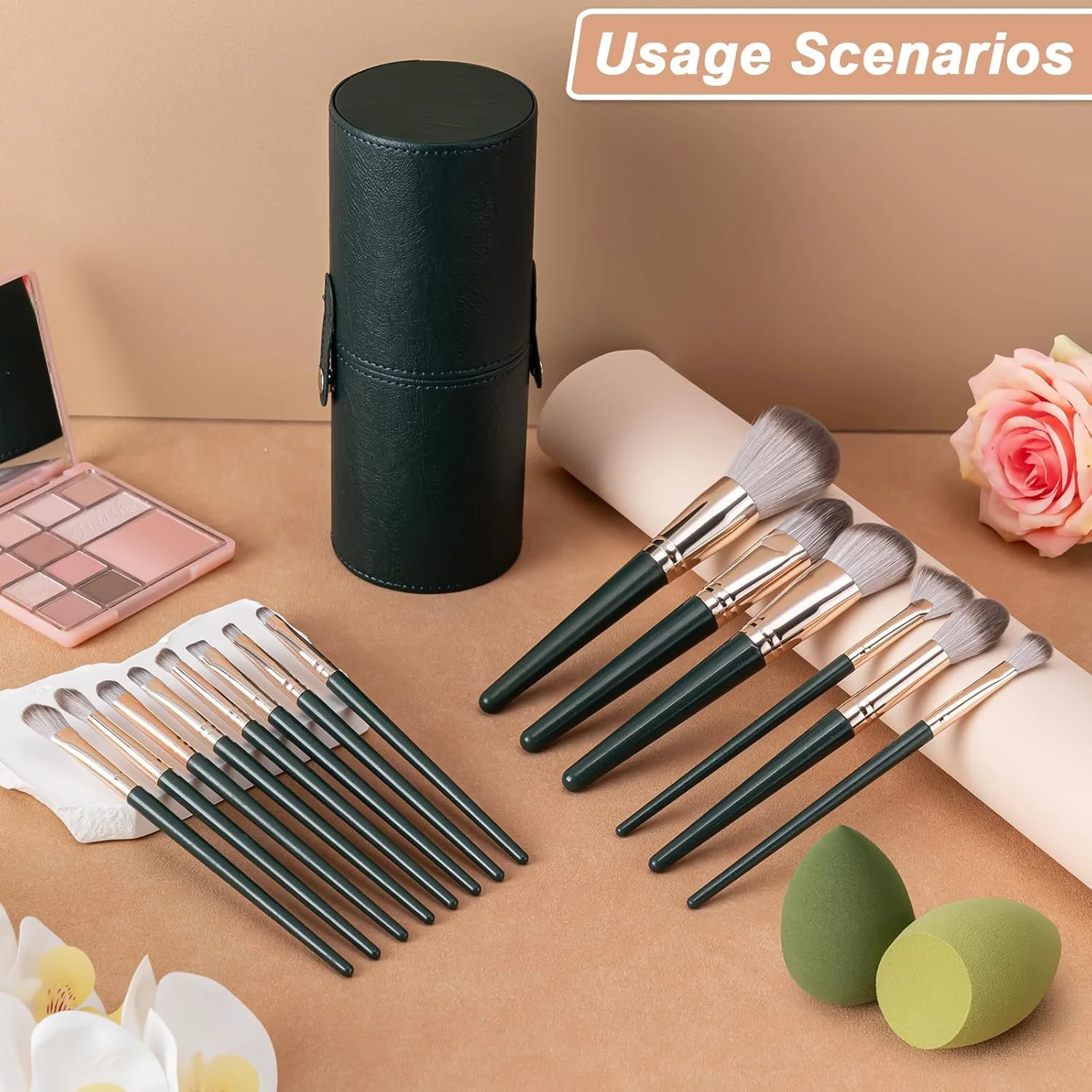 Professionelles Make-up Pinsel Set Für Gesicht Und Augen_voghion.com