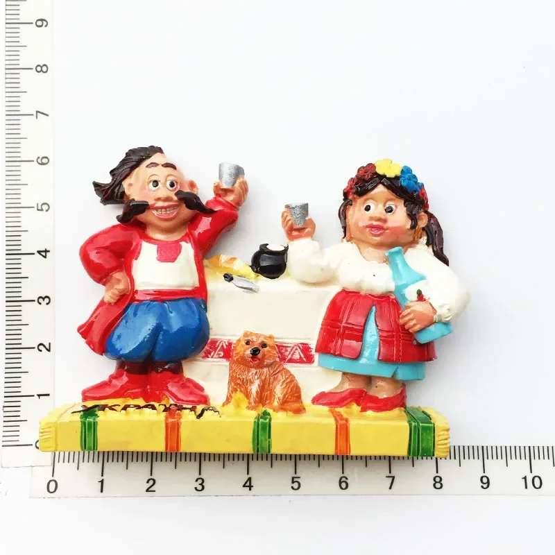 Crimea Russia magnete frigorifero souvenir da viaggio, fatto a mano Russia magnete frigorifero decorazione casa e cucina adesivo magnetico