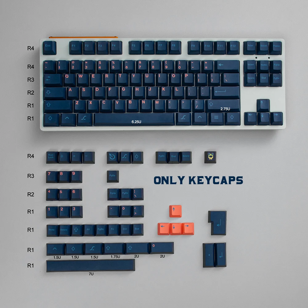Gmk firefly Craneキーボードキー,138キー,PBTカラー,メカニカル 