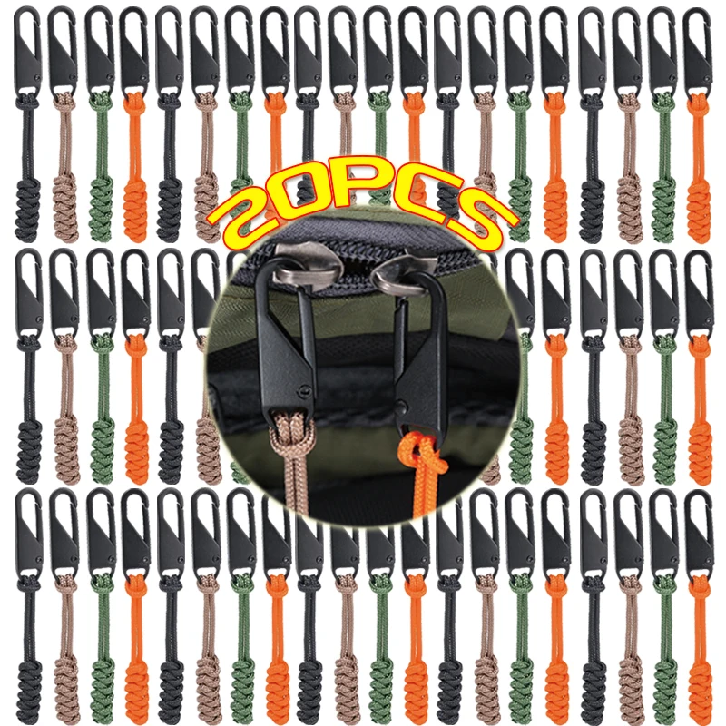 Universal Metal Zipper Pull Tap Replacement Instant Repair Zipper Head Puller for Clothing Bags Home DIY Sewing Sliders