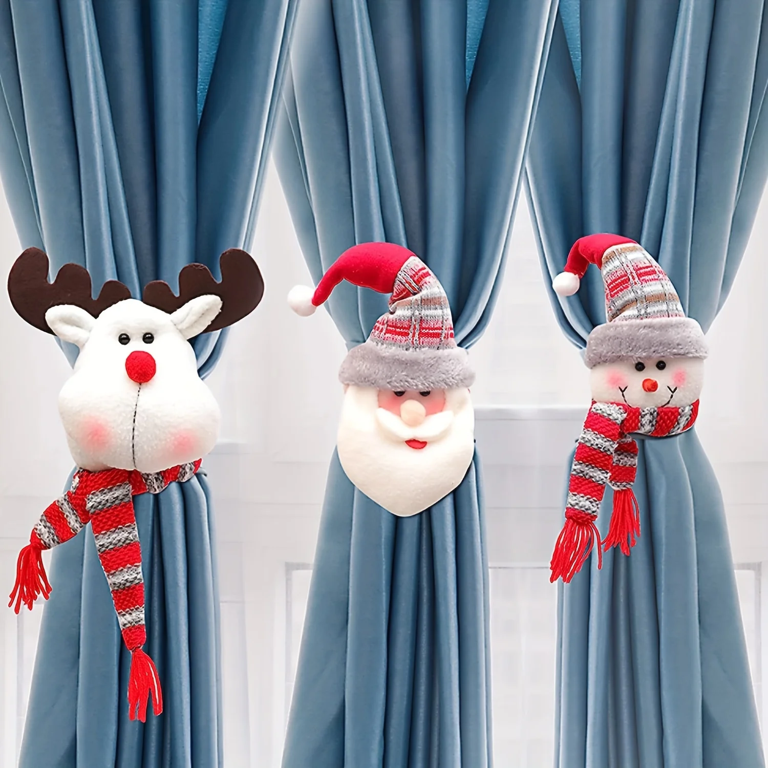 Christmas Curtain Buckles
