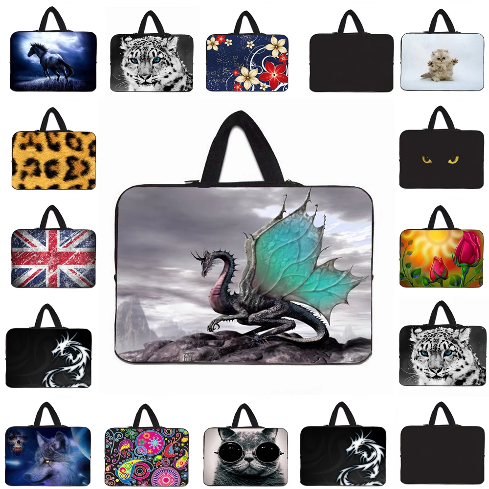 Dragon Notebook Computer Borse Per Xiaomi Lenovo Honor Funda Macbook Dell G15 15.6 17 14 13 12 10 Netbook Borsa In Nylon Valigetta