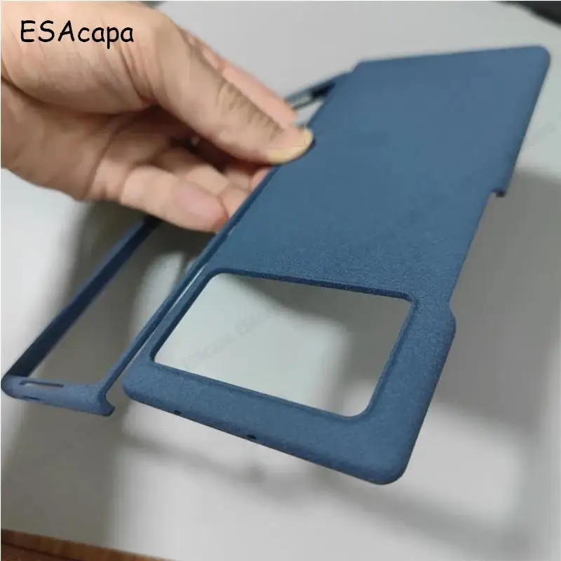 Sandstone Matte Ultra Thin Non-Slip Flip Phone Case - Hard PC Protective Bumper Back Cover