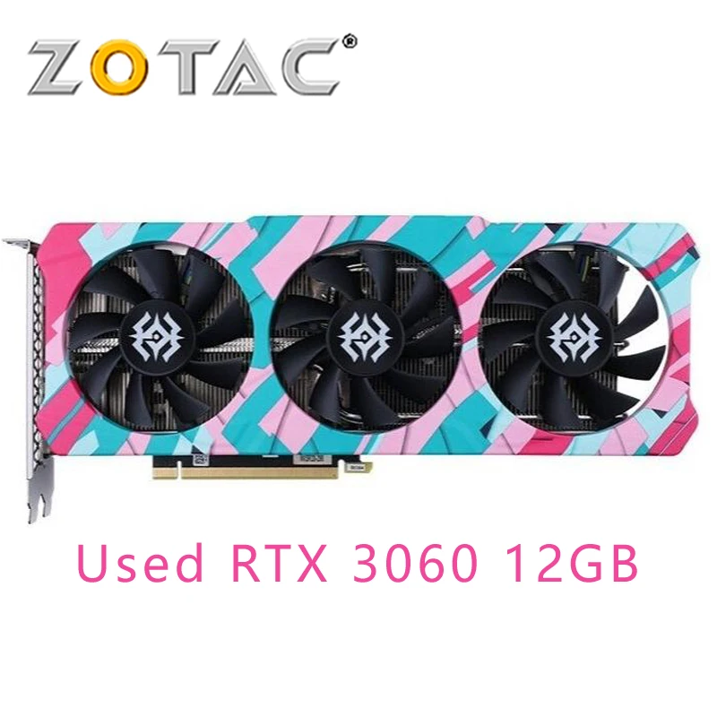 Schede Grafiche Zotac Geforce Rtx 3060 12 Gd6 X-Gaming Usate Rtx3060 Gpu Da 12Gb Per Scheda Video Nvidia Rtx 3060 12G X Desktop Da Gioco