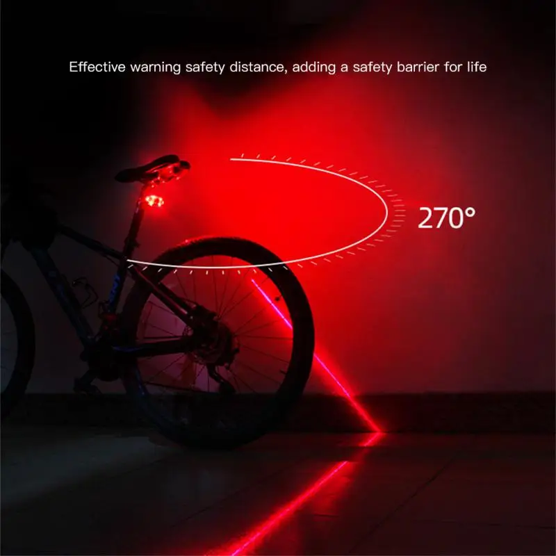 

Задний фонарь для велосипеда, задний фонарь, 7 режимов, красная лампа, зарядка через USB, мигающий ночник, безопасность, аксессуары для велоспорта