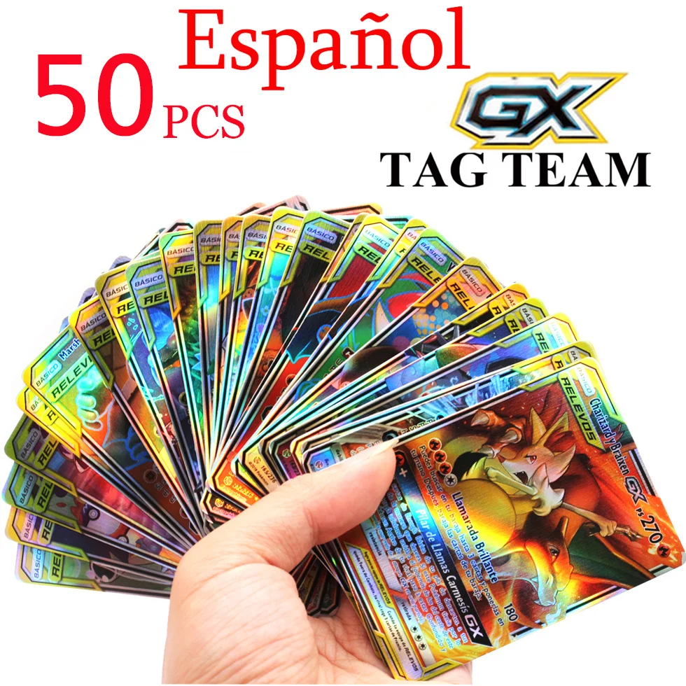 Pokemon Cards in Spanish Vstar TAG TEAM GX VMAX V New 2022 Trainer Energy  Shining Cards Game Castellano Español Children Toy - AliExpress