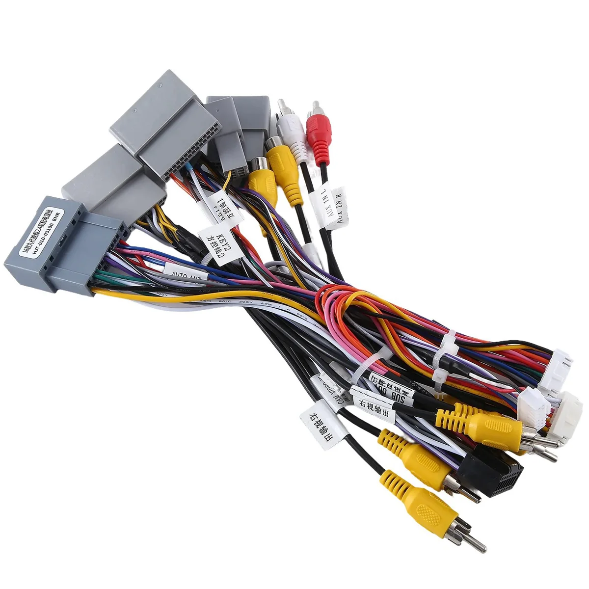 

Car Radio Cable with CAN Bus Box Adapter Wiring Harness Power Connector for Honda Accord 2.4L 2016+ Android Head Unit