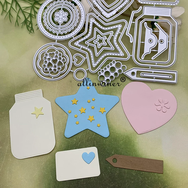

New Various shapes of tag Metal Cutting Dies for DIY Scrapbooking Album Paper Cards Decorative Crafts Embossing Die Cuts