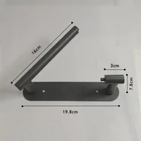 ที่ใส่กระดาษชําระแบบมีกาวในตัวสแตนเลส 304 ไม่มีหมัดเครื่องจ่ายกระดาษม้วนติดผนังแบบหมุนได้พร้อมตัวเลือกสกรู 6