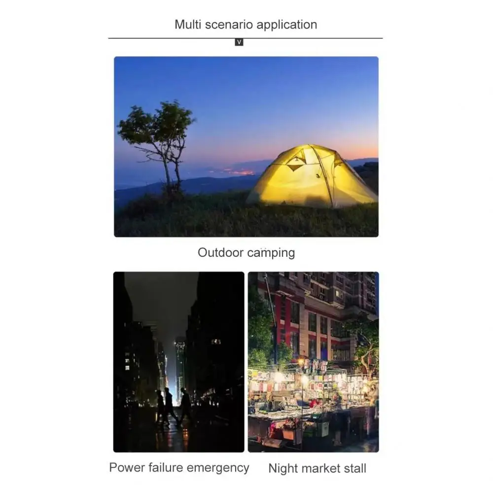 Z50 mixxar 100W USB Rechargeable Camping Light LED Light Emergency Bulb Tents Lighting Portable Lanterns Camping Lamp Camping Lantern Portable Light Bulb