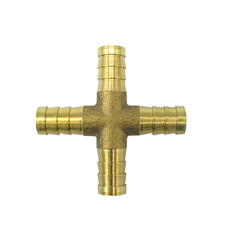 Hose Pipe Fitting 4mm 5mm 6mm 8mm 10mm 12mm 14mm 16mm 19mm 25mm Brass Barbed Straight Elbow Tee Y 2 3 4 Way Connector
