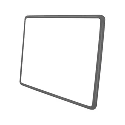 Tesla Screen Protector with Silicone Frame - Central Control Display Edge Cover (Grey)