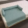 Ice Silk Pet Cooling Mat for Summer Breathable Dog Cat Chill Pad Gel-Infused Sofa Bed Cushion for Hot Weather
