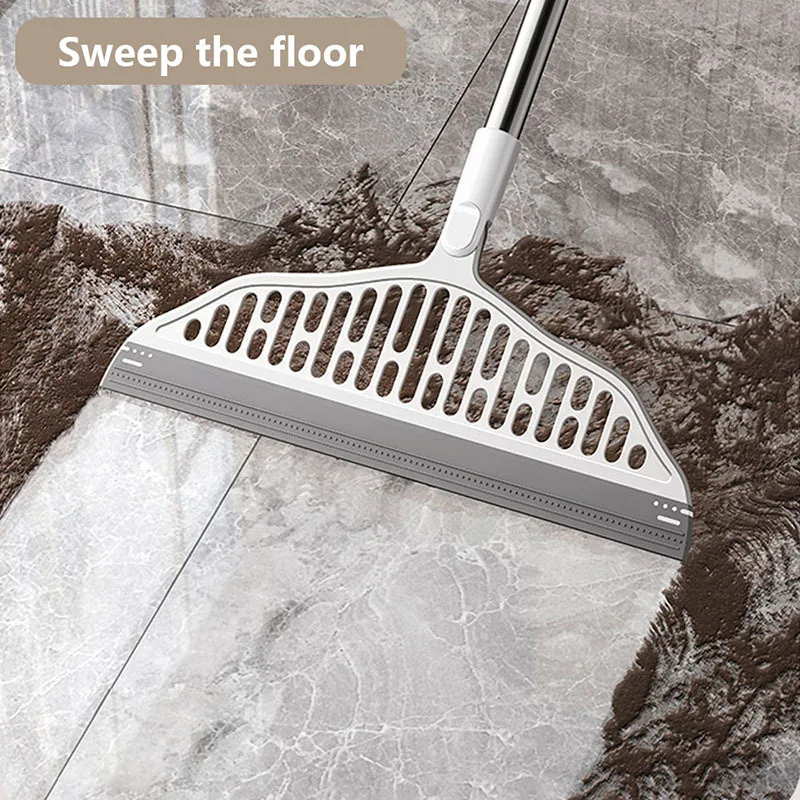 Multifunctional Magic Silicone Broom Adjustable Retractable Brooms