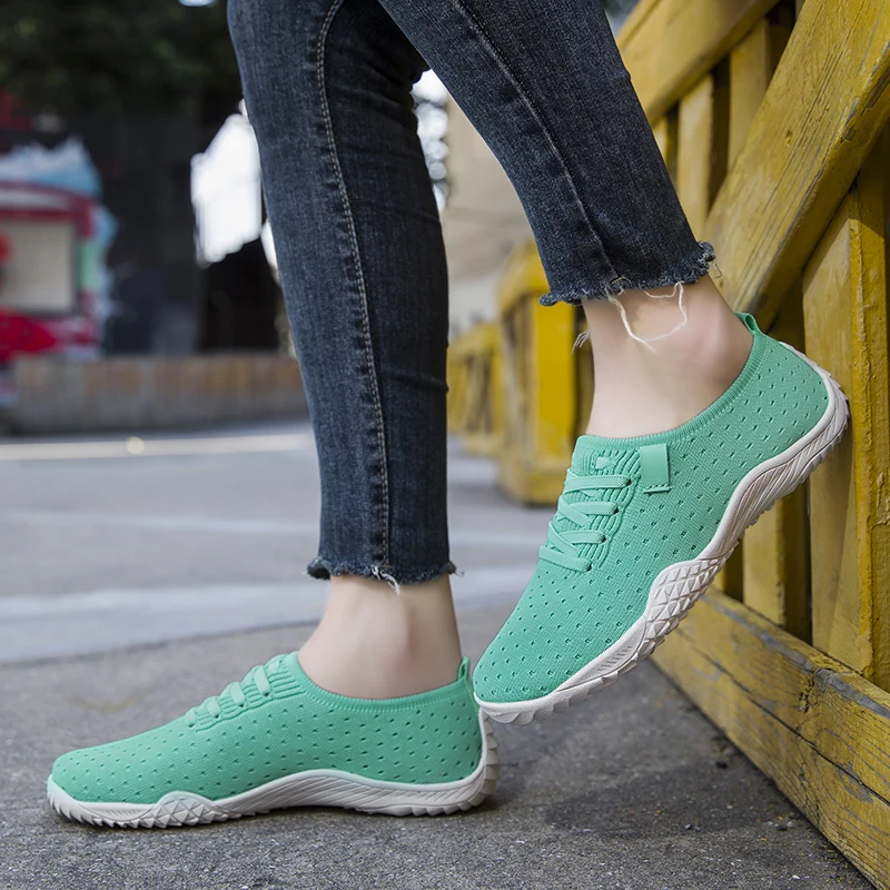 Barefoot Sneakers Women Soft Sole Casual Shoes Comfortable Breathable Outdoor Footwear Flats Vulcanized Shoe Size 36-42 5