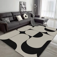Light Luxury Carpets for Living Room Large Area Cloakroom Anti-slip Mat Home Study Carpet Minimalist Bedroom Decor Washable Rug 2