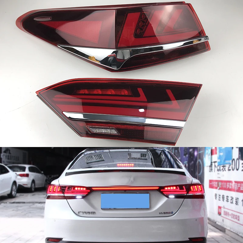 

New Led Tail Lamp For Toyota Camry 2017 2018 2019 2020 LED Upgrade to LS400 Design Signal Light Tail Light