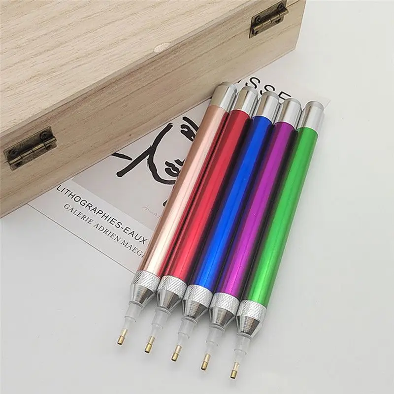 With LED Light Embroidery DIY Point Drill Stylus Pen 5D Diamond Painting  Tool - AliExpress