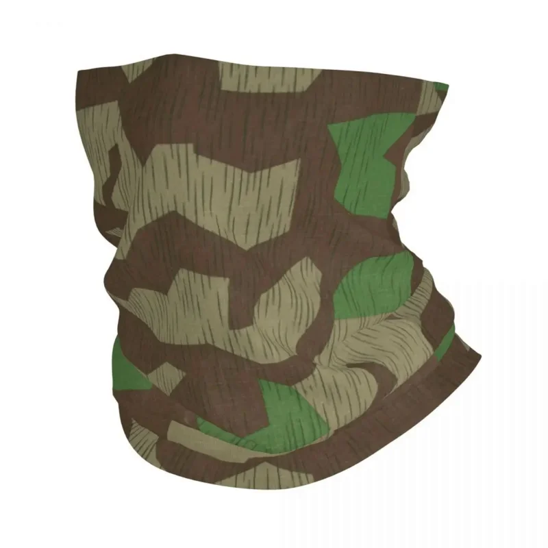 

Splittertarn Camouflage Splinter Camo Bandana Neck Gaiter For Ski Hunting Men Women Wrap Scarf Germany Military Headband Warmer