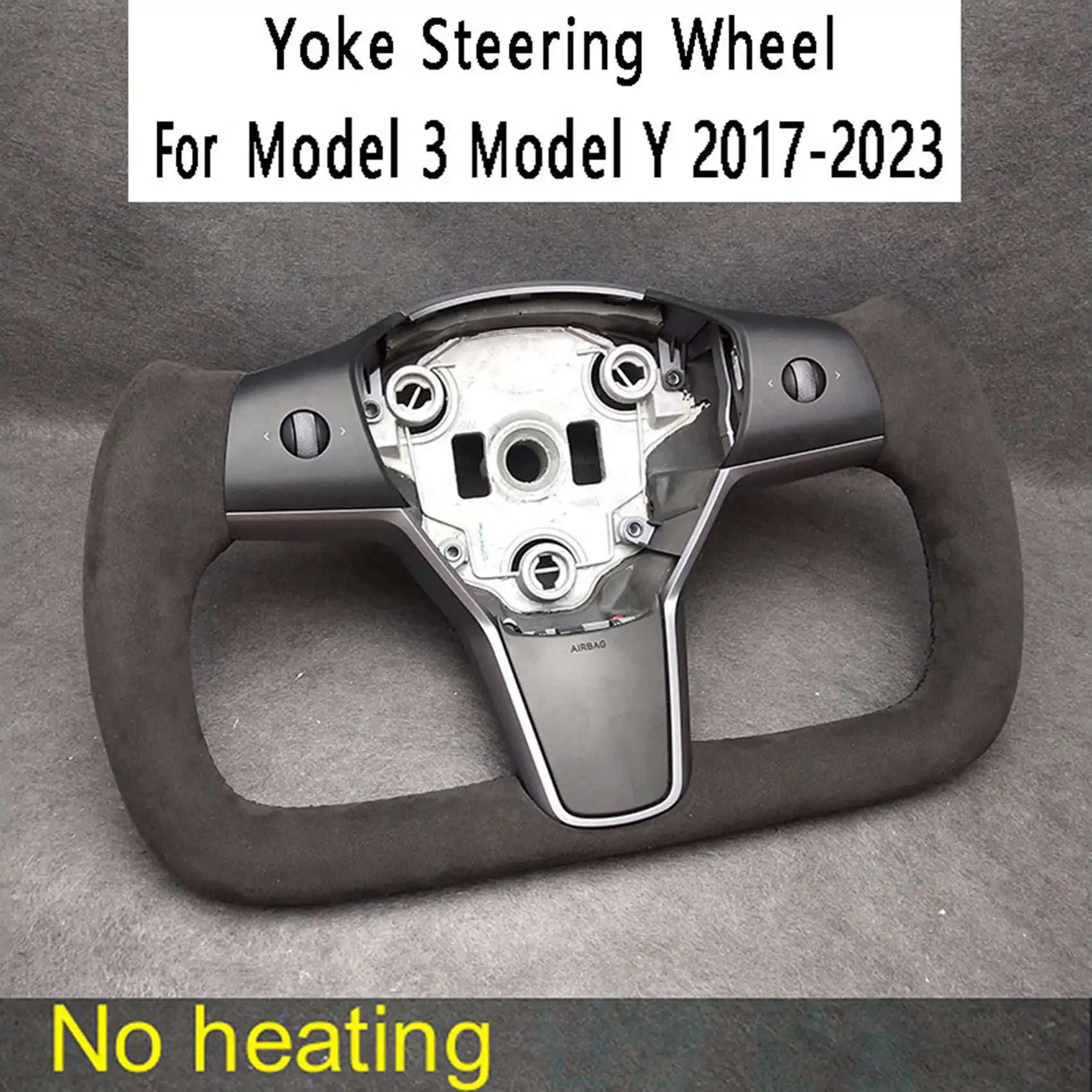 Yoke Steering Wheel Custom Made Racing Steering Wheel For Tesla Model 3 Model Y 20172023