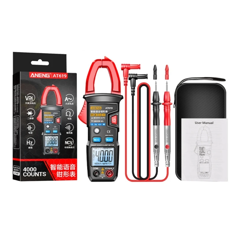 

Clamp Meter Multimeter Tester Digital Portable- Clamp Meter with Backlight