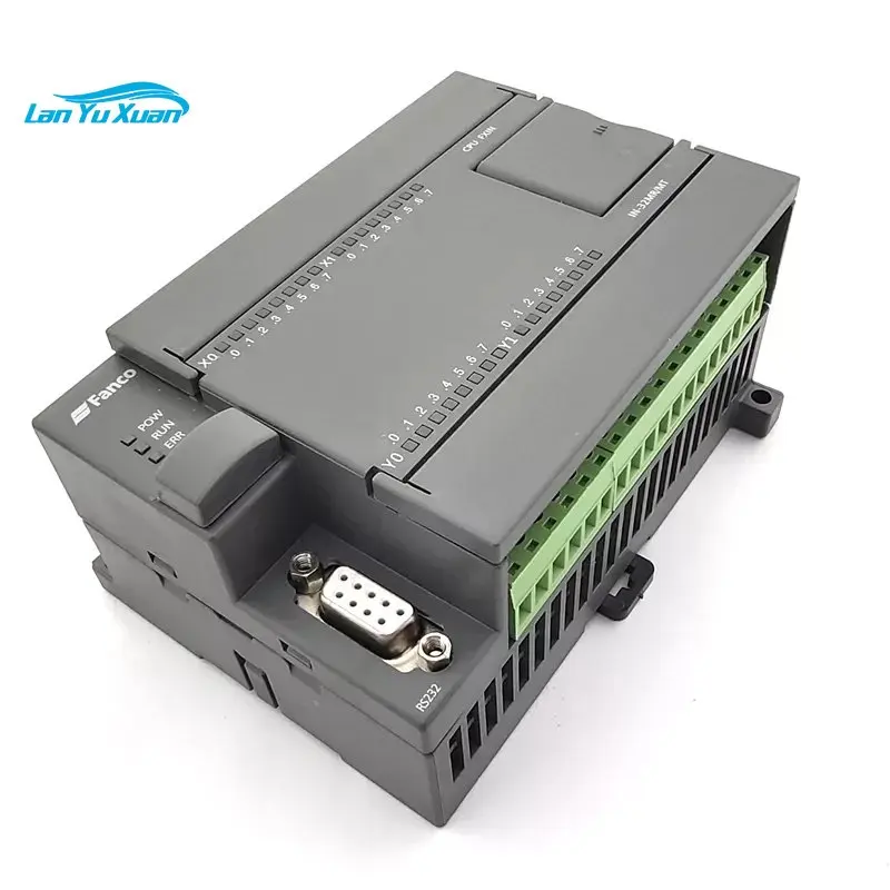 

FX2N-16MR FX2N-16MT PLC Industrial Control Board 10 Input 6 Output RS232 RS485 MODBUS RTU Support Expansion Module