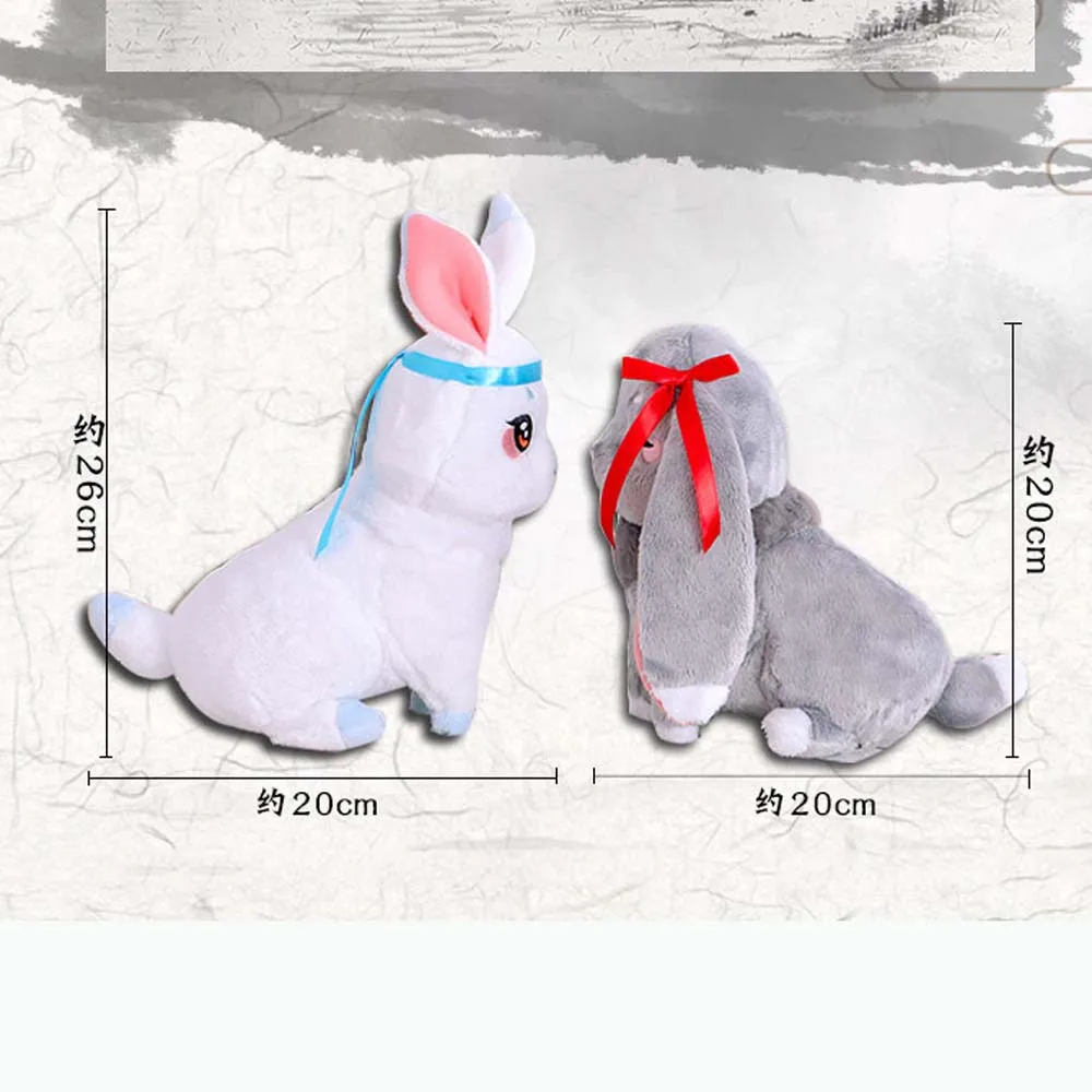 Gifts Christmas Rabbit Anime Dolls Grandmaster of Demonic Wei Wu Xian Stuffed Toys Mo Dao Zu Shi  Toys  Doll