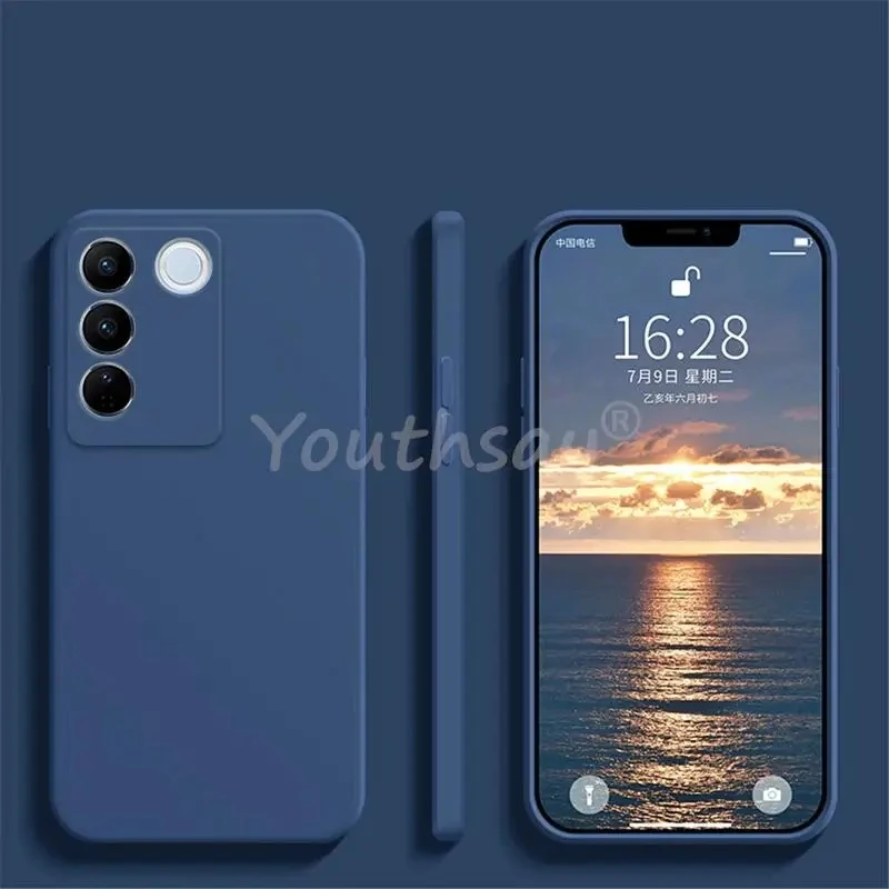 Soft Original Liquid Silicone Phone Bumper Case Cover Coque  Shell