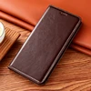 Phone Case For Samsung Galaxy A12 A22 A32 A42 A52 A72 A82 A21 A31 A41 A51 A71 A81 A91 Crazy Horse Genuine Leather Flip Cover 1