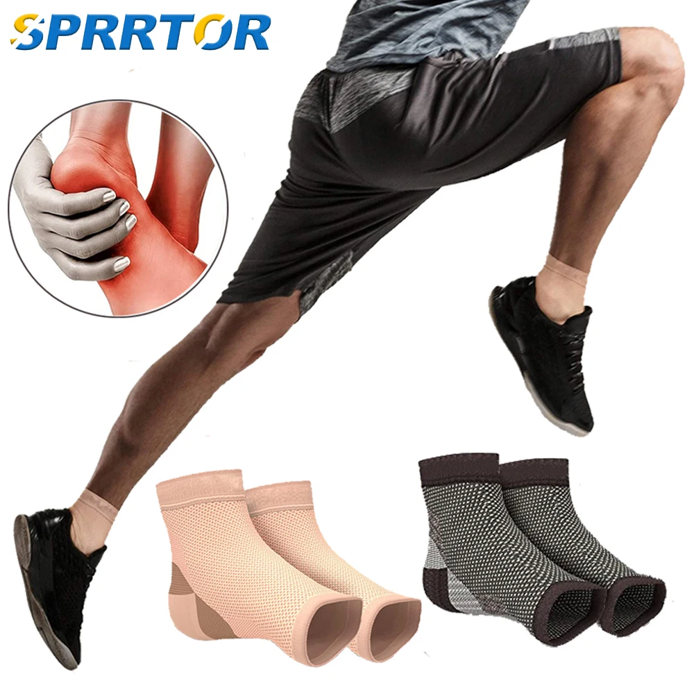 

1Pair Plantar Fasciitis Compression Ankle Brace Socks Sleeves,Foot Arch Support, Heel Pain, Achilles Tendonitis Relief