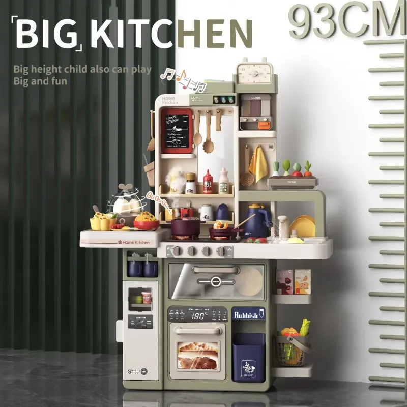 BigKitchenToy93cmChildrensPlayHouseKitchenwareSetSimulation