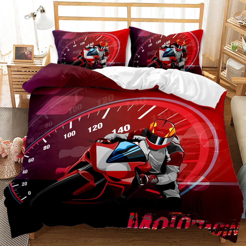 KTM kidsシーツセット Amazon.com: Dirt Bike Bedding Set Twin Size Kids Motocross