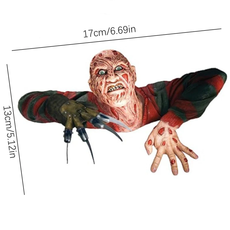 Halloween Garden Statue Horror Creeper Zombie Indoor/Outdoor Garden Statue for Halloween Decoration