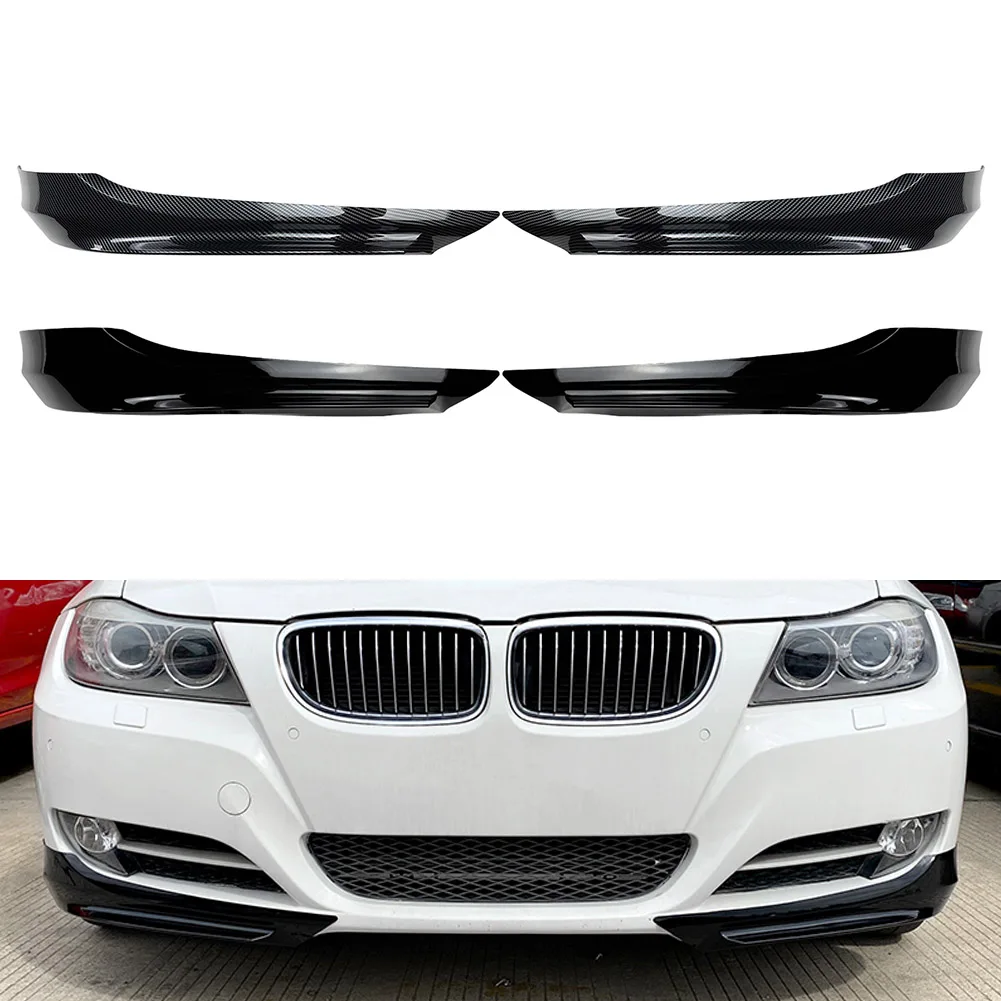 

Разветвитель переднего бампера автомобиля, декоративные фартуки для BMW E90, 3 серии, 4-дверный седан, 2009, 2010, 2011, 2012