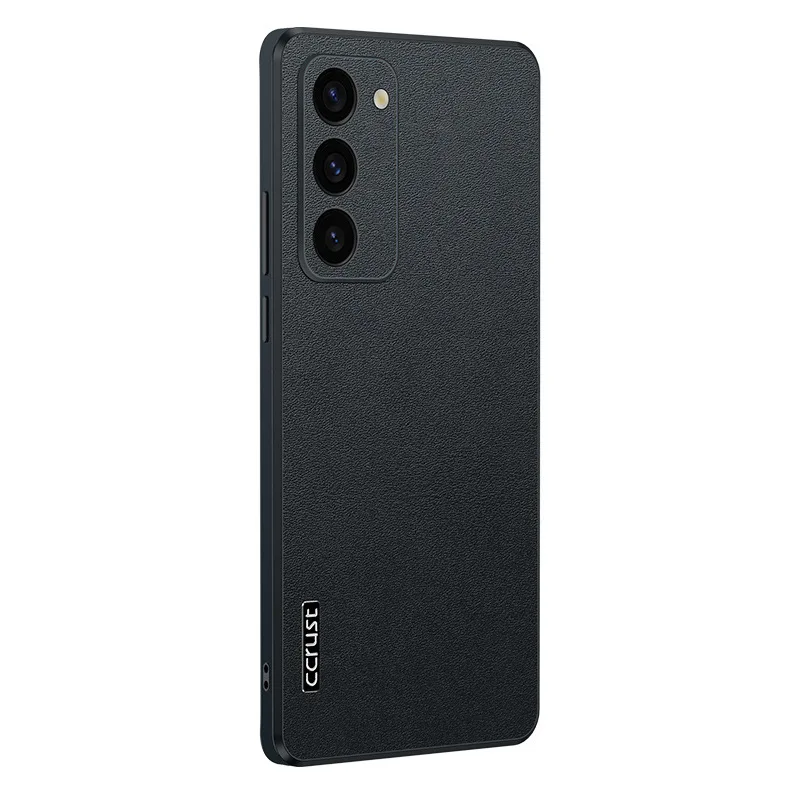 

Calf leather fine hole all-wrapped phone case for Samsung Galaxy S23 Plus Ultra Imitation leather phone case