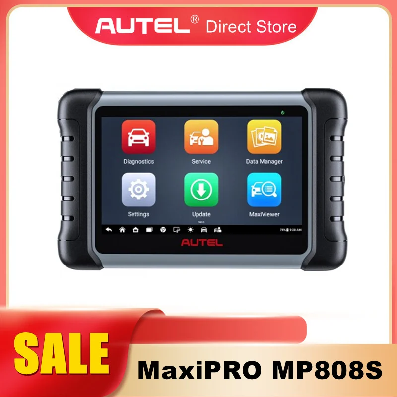 Autel MaxiPRO MP808S Профессиональный инструмент для полной диагностики системы OE-уровня с операционной системой Android 11 обновленная версия MP808