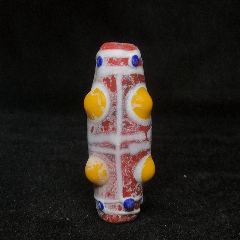 

Rare Chinese Glass eye Beads Necklace Pendant Beautiful Ancient Gift Collection