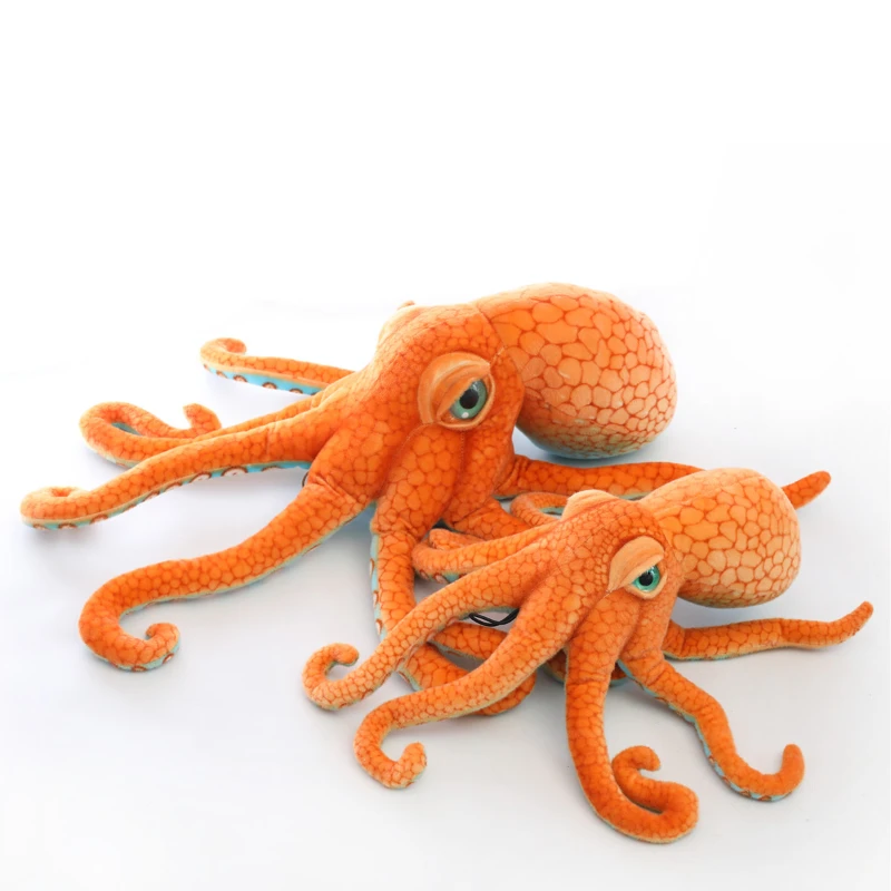 Simulation marine life octopus tucked stuffed toy animal doll funny octopus doll realistic squid high quality gift for friends