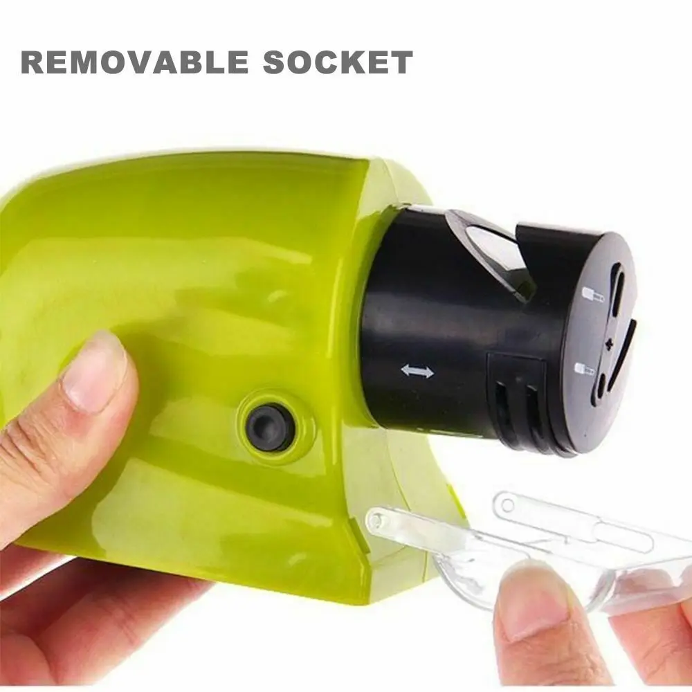 Knife Sharpener Kitchen Knife Sharpener Razor Knife Sharpener Mini Professional Electric Knife Sharpener Motorized Knife Sharpener Motorized High-Speed Sharpening Rotating Household Tool