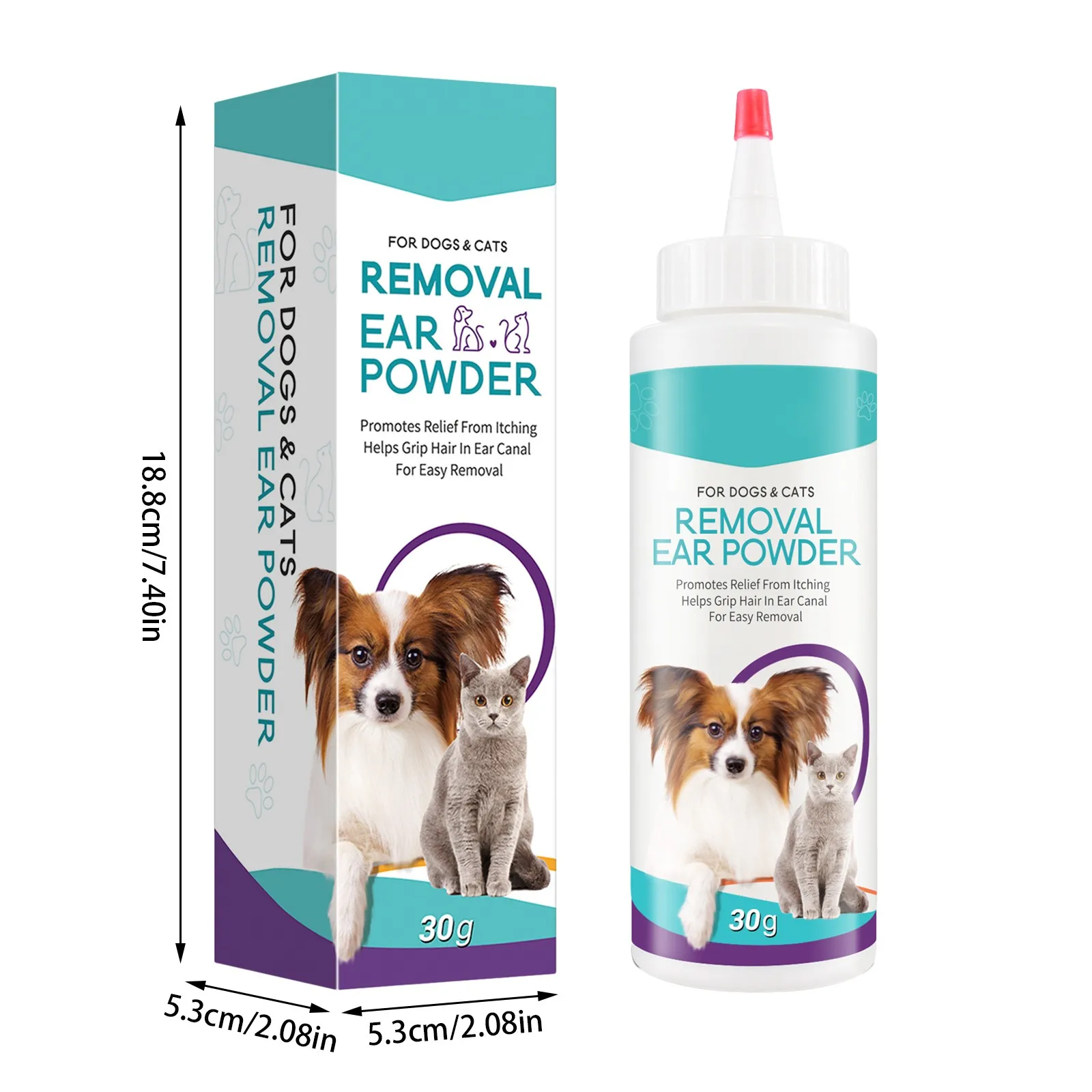 Ear Hair Removal Powder For Dogs Ear Hair Cleaning 30g Secure & Easy To Use Dog Harness High Quality ping