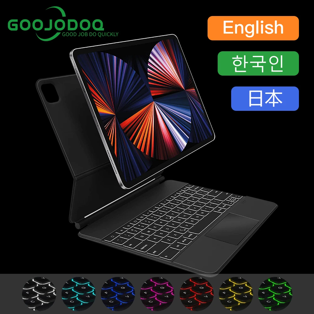 Backlight Magic Keyboard for iPad 12 9 12.9 2021 2020 2018 for iPad Pro 11 2021 2018 iPad Air 5
